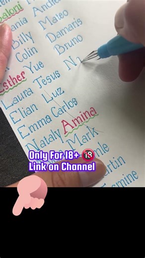 Aesthetic Handwritten Names Part 1