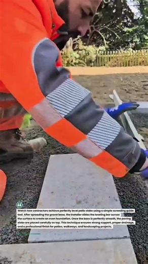 Perfect Paver Leveling Tool for Patio Installation #Construction #Paving #DIY