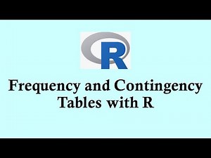 Statistics using R programming - Frequency and contingency tables #rprogramming