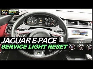 Jaguar E-Pace Service light Reset