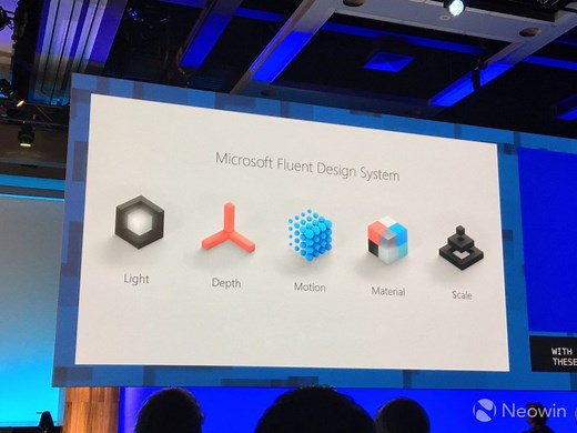 Project NEON: Microsoft announces new 'Fluent Design System' for Windows 10