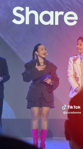 teh yura on samsung event 😻😻😻✊🏻 #yurayunita #galaxyai #samsung
