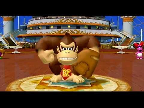 Mario Super Sluggers - All Pitching Strikeout Animations For Every Character