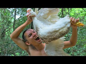 Amazing Hunting Wild Duck Catch n Cook Duck in Forest Eating Delicious