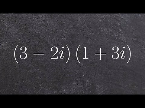 Algebra 2 - Learn how to multiply two complex numbers in using the box method, (3 - 2i)(1 + 3i)