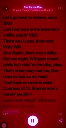 The Eleven Rap Lyrics: A Stranger Things Tribute