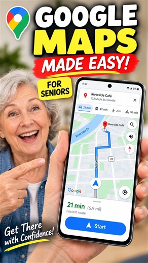 How to Use Google Maps for the First Time – Simple Guide for Seniors