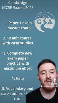 IGCSE Geography revision advice #igcse #thegeographyacademy #gcse #cambridgeigcse #geographytutor