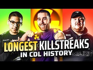 The Longest KILLSTREAKS in CDL HISTORY (Hardpoint)