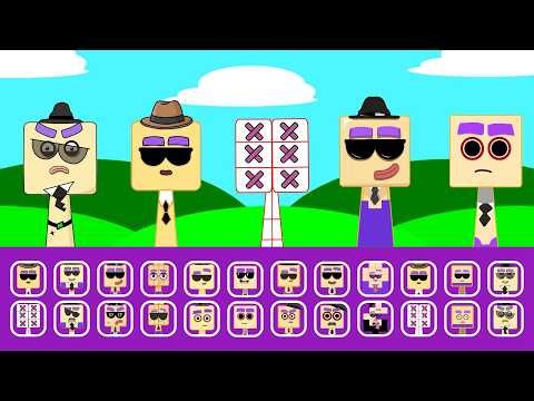 Sprunki OC All Twenty Six (from Numberblocks) Phase 1 to Phase 2 | Animation