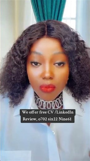 Free CV & LinkedIn review. nyawimentorme@gmail.com. Telegram 0702622961 #missnyawiragiks
