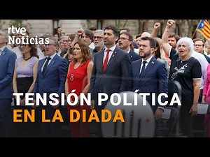 La DIADA de CATALUÑA marcada por la BRECHA ABIERTA en el INDEPENDENTISMO I RTVE Noticias