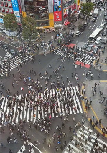 Shibuya Crossing: Tokyo's Iconic Scramble Intersection