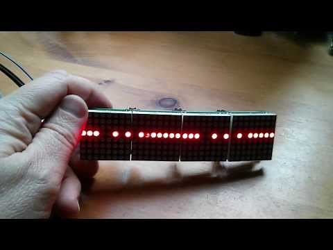 LED Matrix Displays and Non-Optimal Byte Orientation