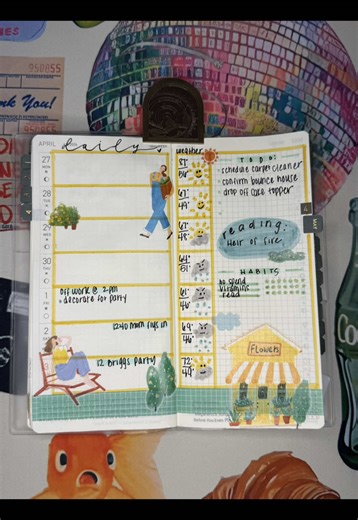 Hobonichi Weeks Planner & Spring Stickers