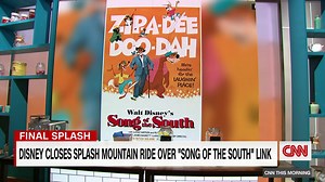 Disney has closed Splash Mountain, one of its long-running attractions in the Magic Kingdom theme park, as the company plans to reimagine the ride to remove any ties from the controversial film "Song of the South." Some fans have filed a petition to keep the ride the same. | CNN