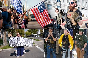 Inside rapid rise of far-right militias ready for Civil War II
