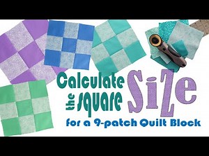 Calculate the Square Size for ANY 9-patch block