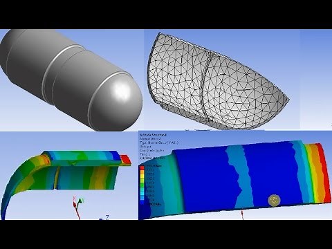 Ansys Tutorial: Stress in Cylindrical Vessels Part-2