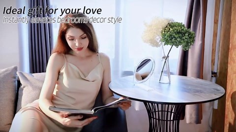 15X Vanity Mirror Makeup Mirror,1X/15X Magnification Double Sided Magnifying Mirror,360 Degree Swivel Desk Mirror,Portable Table Counter top Mirror for Bathroom Shaving Mirror,Gift for Women