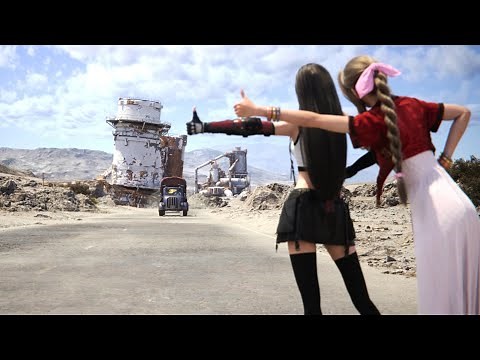 Final Fantasy 7 Remake Intergrade - Post-Credit Cutscene Leaving Midgar (PS5 4K60)