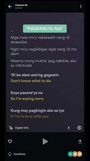 Pasensya Na - Cueshe Full Lyrics and Meaning