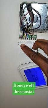 Honeywell thermostat wiring/#ac wiring #shreejitechnical
