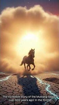 The Wild History of the Mustang horse 🐎