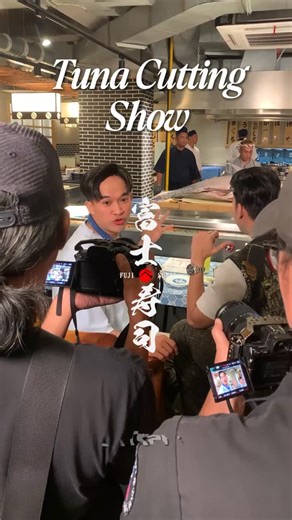 Fuji Sushi on Instagram: "We were honored to present our Tuna Cutting Show in collaboration with Trans TV ✨ This special moment highlights the precision, tradition, and craftsmanship behind premium tuna—prepared live by our chefs at Fuji Sushi 🍣 An experience that brings Japanese culinary artistry closer, from behind the scenes to the spotlight 🔥 #FujiSushi #TunaCuttingShow #TransTV #CulinaryArt #JapaneseCuisine #PremiumSeafood #SushiExperience #BikinLaper #JakartaFoodies #JakartaEats #BlokM #