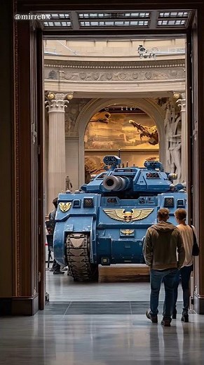 Visiting a Warhammer 40k Museum: The Predator Tank (First Person POV)