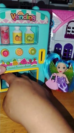 little barbie, vending machine asmr #viral #asmrsounds #shorts