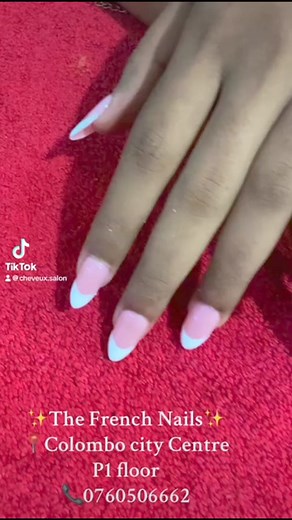 The french nails Colombo City Centre | Cheveux Salon
