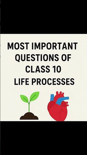 )🔥 MOST IMPORTANT QUESTIONS | Class 10 LIFE PROCESSES | CBSE 2025 🔥