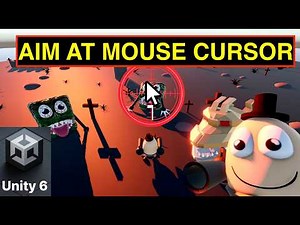 Unity 6 Beginner Tutorial 2025: Aim At Mouse Cursor 3D Game Development Tutorial