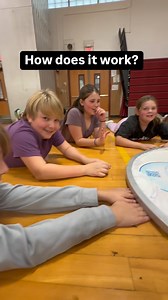 Early in the testing part, Mr. Chase asked the students to turn them on shove their hands under their hovercrafts and discover what’s happening. Here’s a unique perspective 😁 #learntolovetolearn #hovercrafts #curiosity #howthingswork stem | The Hovercraft Project