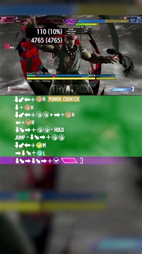 AKUMA 7015 DAMAGE! #akuma #gouki #sf6 #streetfighter