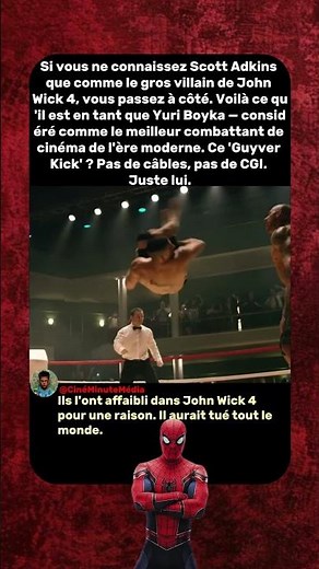 Scott Adkins Méconnaissable En Méchant 😱🔫 | John Wick 4