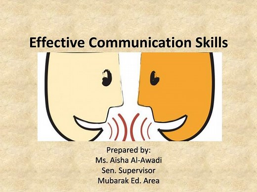 Effective Communication Skills - SlideServe