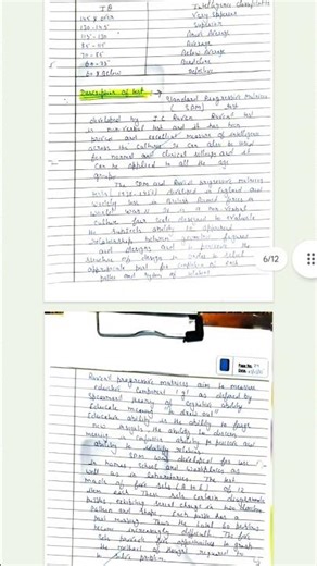 SPM | STANDARD PROGRESSIVE MATRICES|JC RAVEN|MAPC|IGNOU|MA 2ND YR|INTELLIGENCE TEST