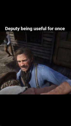 Deputy being useful for once #rdr2 #reddeadredemption