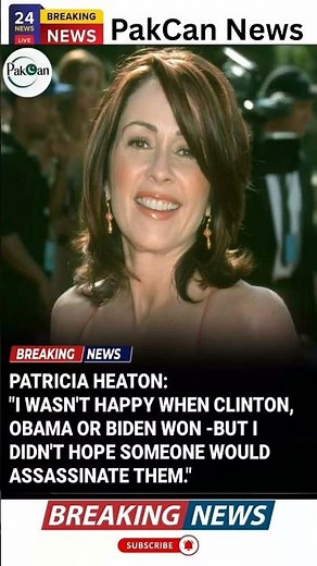 Patricia Heaton Condemns Political Violence After Trump Incident | PakCan News