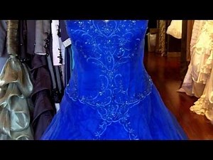 Royal Blue Wedding Dress