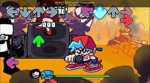 Week 7 With Lyrics   Cutscenes Mod for Friday Night Funkin' | FNF Mods