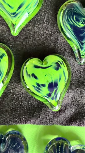 Seattle Seahawks love! 💙💚🏈 Score yours at our Etsy store or visit our West Seattle studio at 2914 SW Avalon Way, Seattle. 🕰️ Hours: Open Thursdays through Saturdays 12-4pm AND now Sundays 12-2pm. #SeattleSeahawks #glassblowing #valentinesday