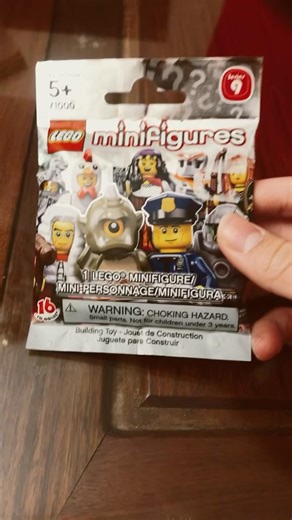 Opening a series 9 mini figure pack #lego #youtubeshorts #cmf