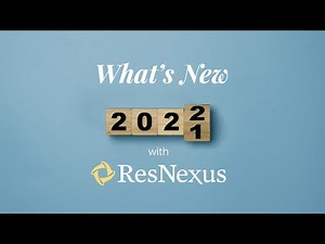 What's New with ResNexus