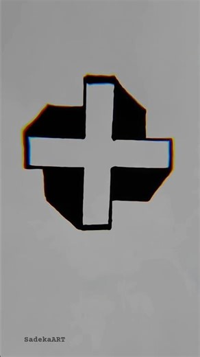 How to Draw 3D Cross Optical Illusion | Easy Trick Art Tutorial | 3D Drawing for Beginners