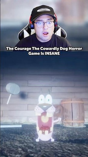 The Courage The Cowardly Dog Horror Game Is INSANE #gaming #horrorgaming #indiehorror