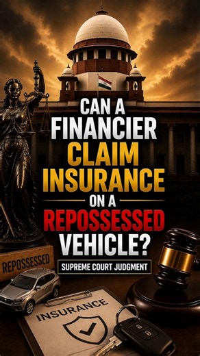 Can a Financier Claim Insurance on a Repossessed Vehicle? | Supreme Court Judgment
