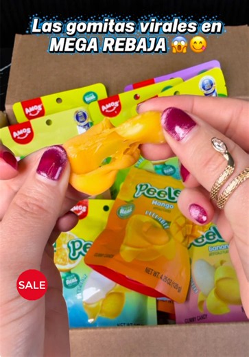 AMOS Peelerz Peelable Gummy Candy Variety Pack, 14 Count, 5 Delicious Fruit Flavors: Lychee, White Peach, Mango, Pineapple & Passion Fruit, Soft Chewy Gummies for Parties, Sharing and Everyday Snacks Dulces de gomita #gummy #candy #kids #tiktokshopfalldealsforyou #snacks